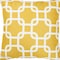 Homeroots Yellow Nautica Latice Printed Decorative Throw Pillow Cover 18 x 18 in. 355328 - alternate 7